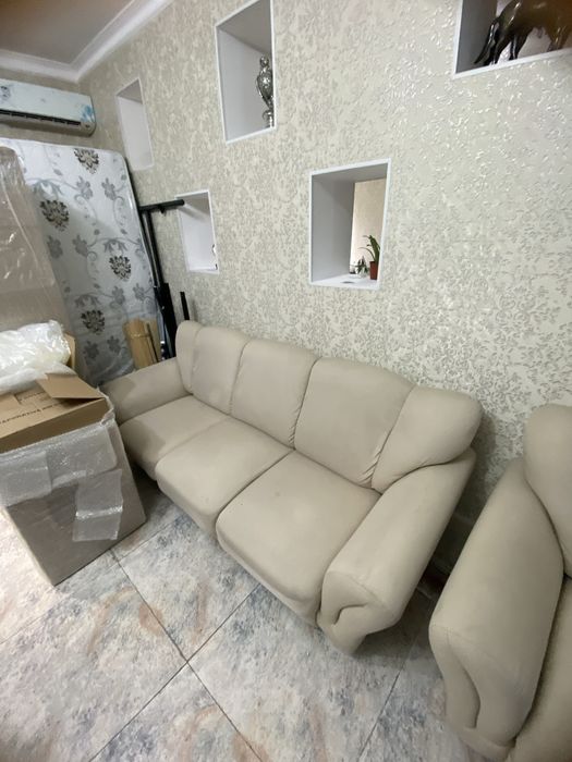 Продам диван+ кресло б/у