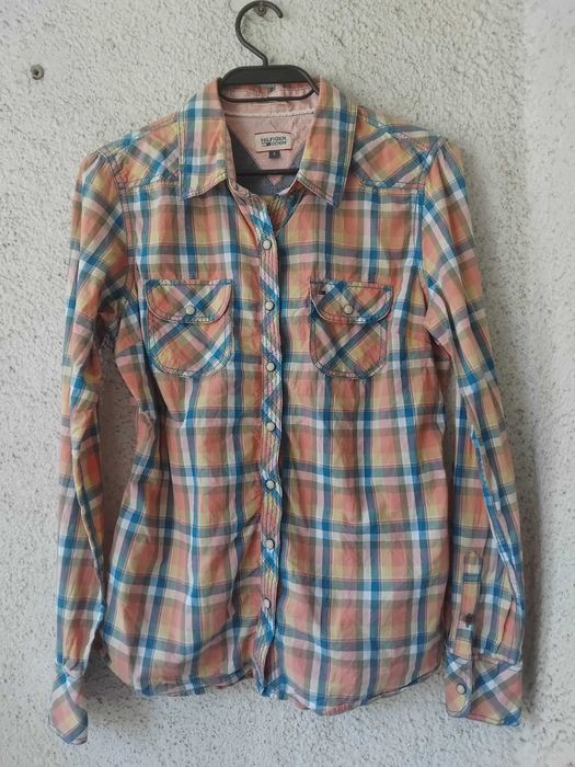 Tommy Hilfiger - Denim 100%  оригинална дамска риза с дълъг ръкав