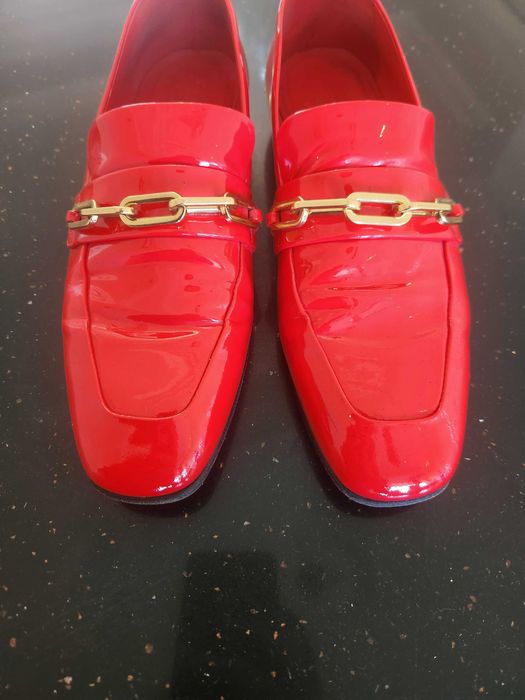 Лаковые лоферы Burberry, оригинал (39 размер)