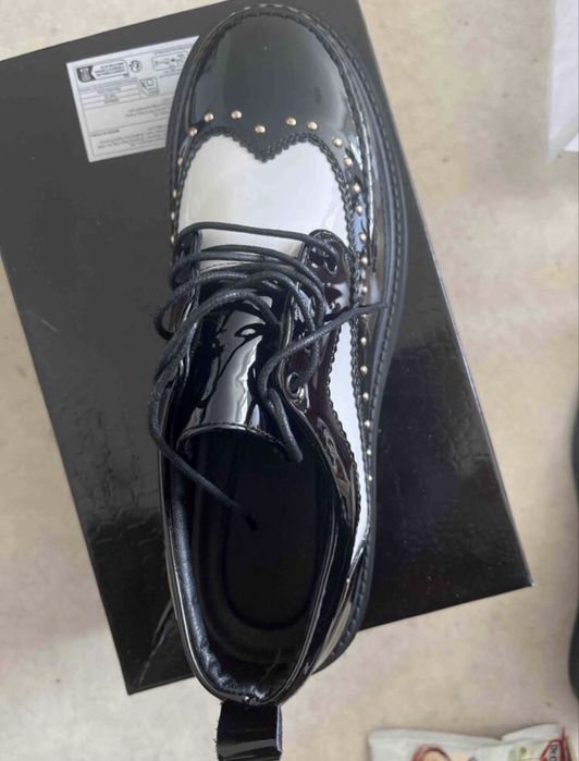 Мъжки елеганти лачени обувки