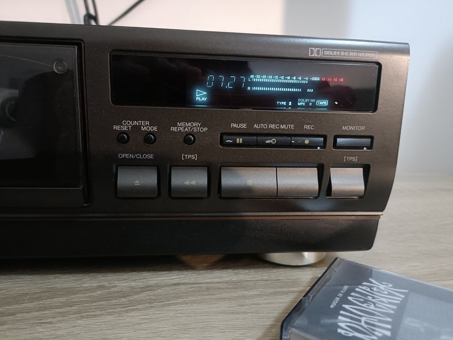Technics RS BX 646, stereo cassette deck 3 capete, perfect funcțional