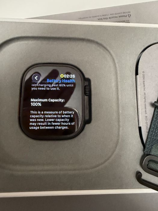 Oferta ! Apple Watch Ultra 2 Black CA NOU ! Folosit cateva zile ! Activat luna trecuta ! Cumparat de la Istyle