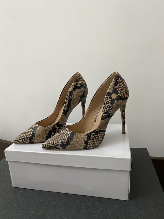 Pantofi Steve Madden piele-sarpe