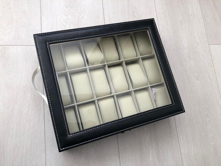 Cutie depozitare ceasuri 18 spatii noua sigilata