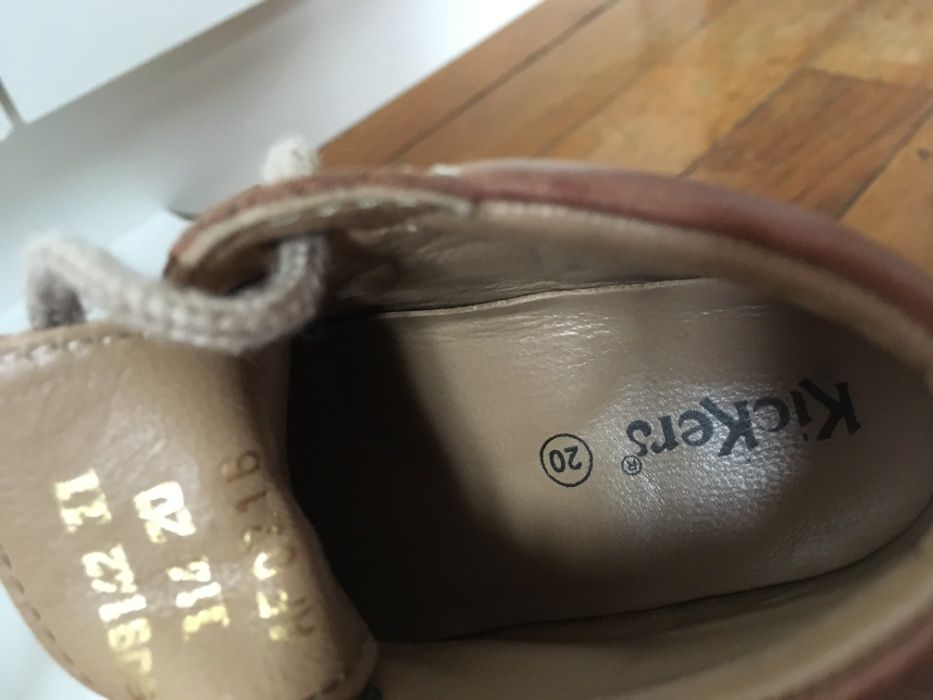 обувки KicKers естествена кожа 20 номер пролет есен