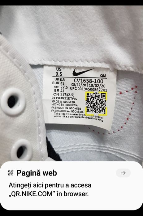 Adidasi Nike Blazer SB mărimea 43