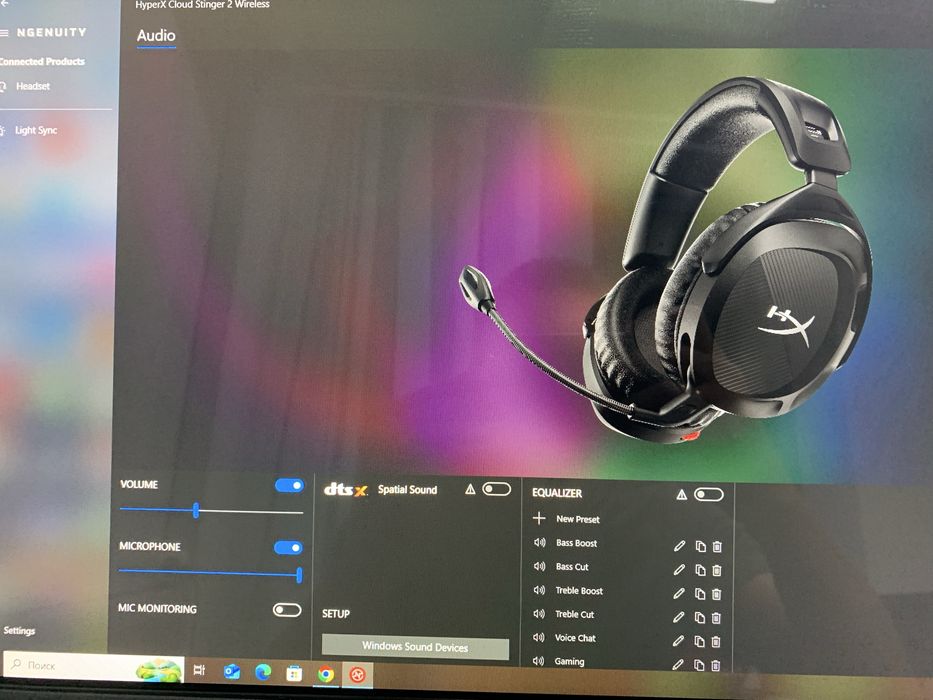 Наушники HyperX Stinger 2 Wireless. Есть рассрочка.