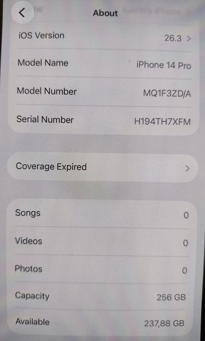 Iphone 14 Pro 256 gb