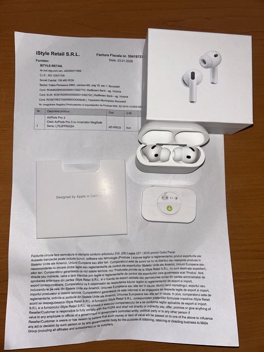 Casti AirPods Pro 3