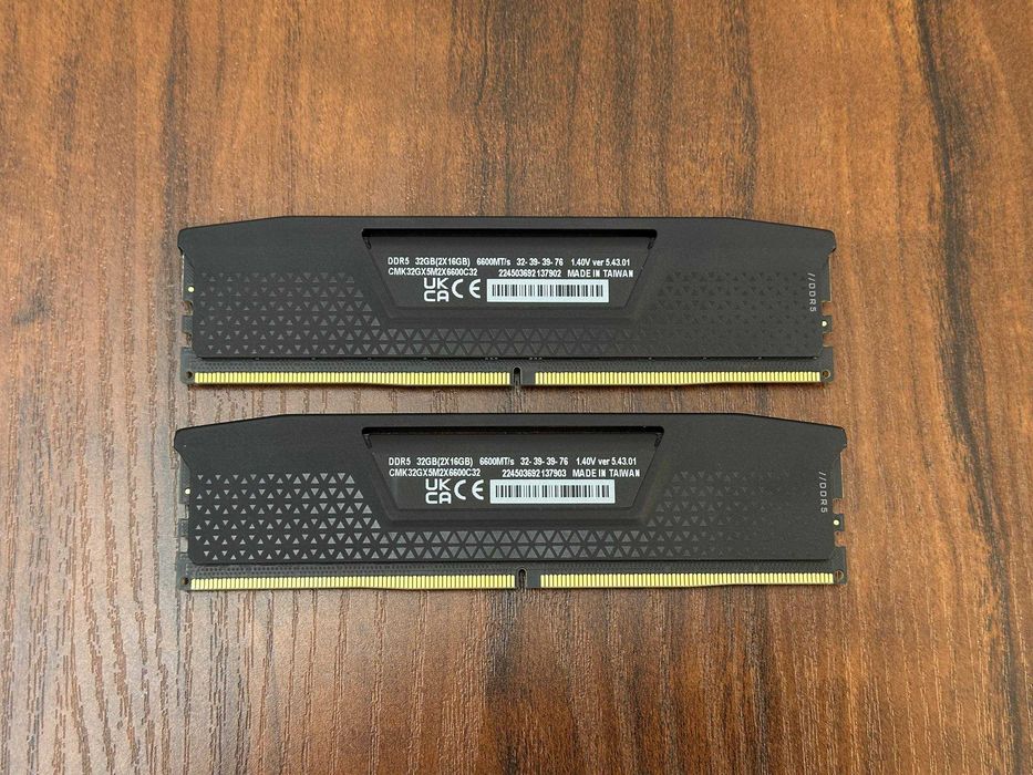 Corsair Vengeance DDR5 32GB 2x16 6600MHz CL32