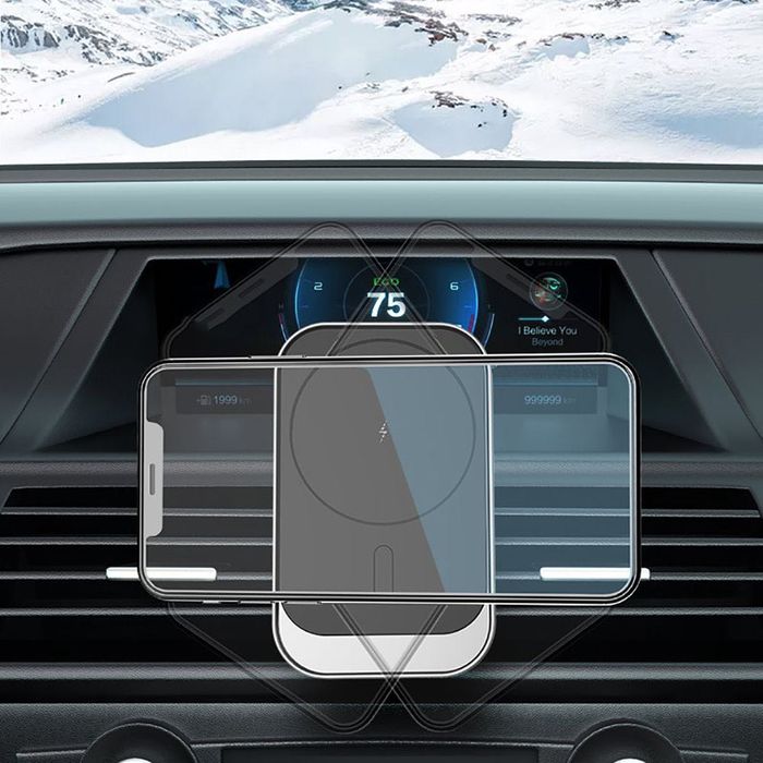 Безжично зарядноTech-Protect CW19 Magnetic Magsafe със стойка за кола