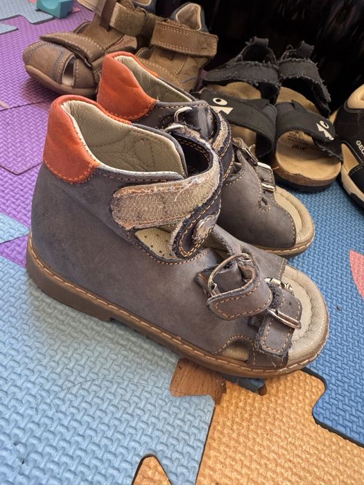 Lot sandale 23 baieti geox superfit piele