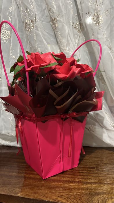 Цветы мыльные букеты 13 шт 5000