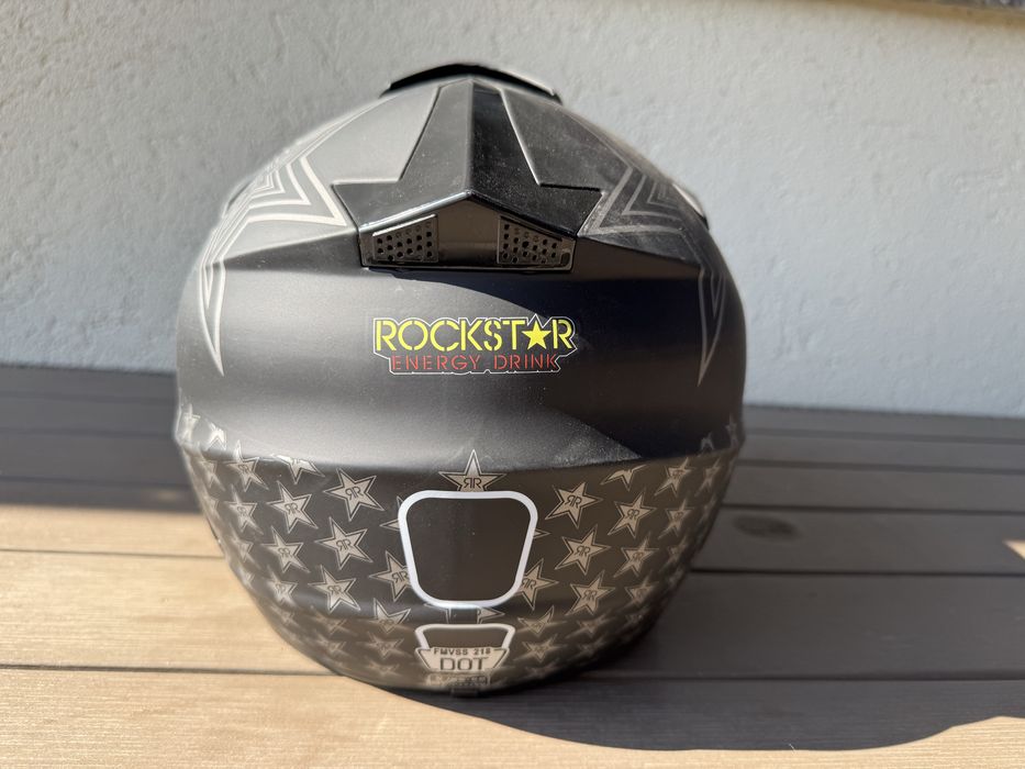 Casca moto cross atv trotineta Rockstar , marimea S , NOU