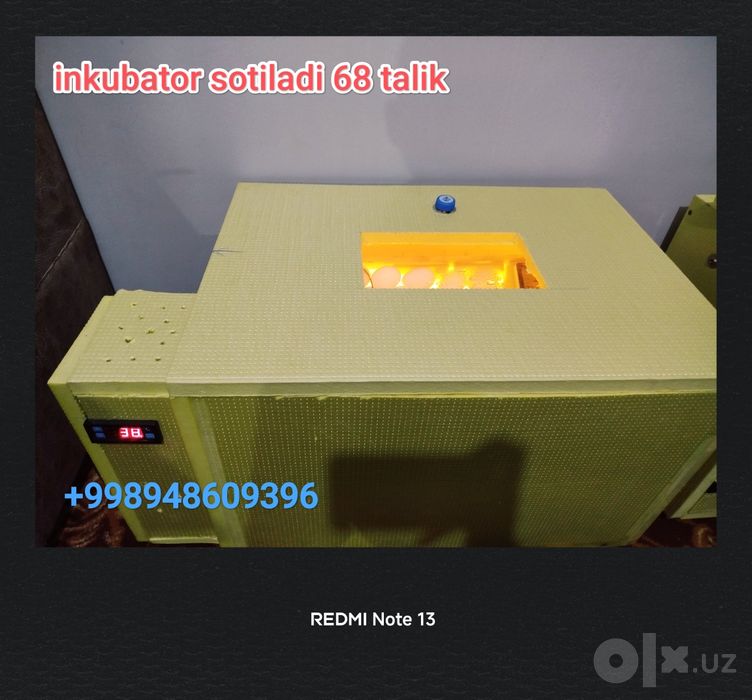 Inkubator sotiladi 68talik pol avtomat ochib chiqish %zoʻr