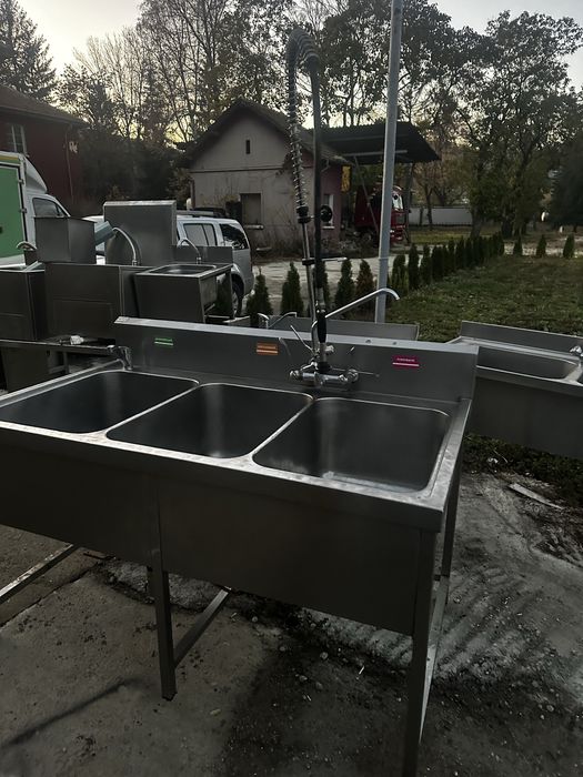 Мивка неръждаема стомана 3 корита