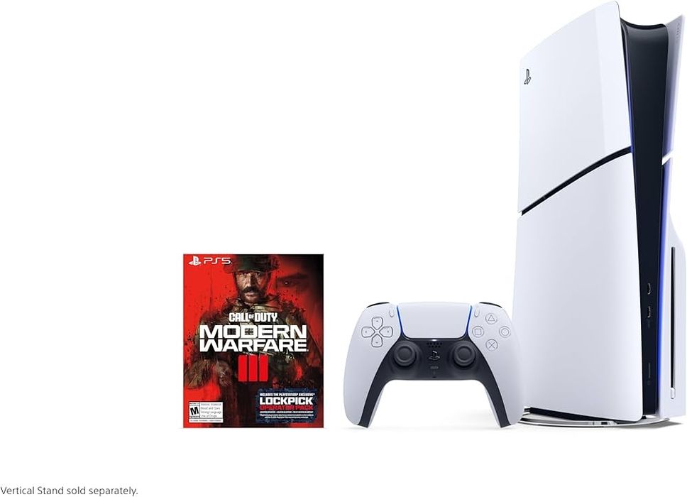 Playstation 5 slim disk edition 1 tb + CodMW3 joc+ garantie