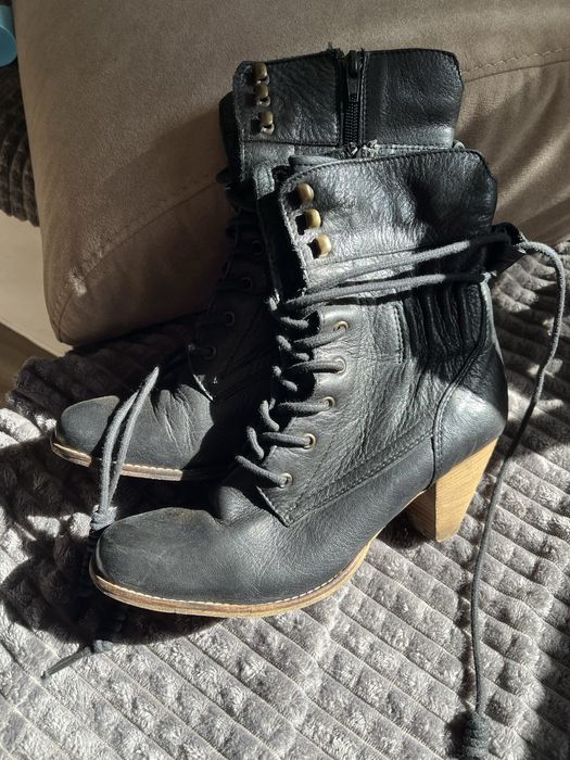 Дамски боти еатествена кожа 39 номер