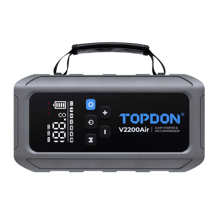 Jump Starter с вграден въздушен компресор TOPDON V2200 Air, 16000 mAh