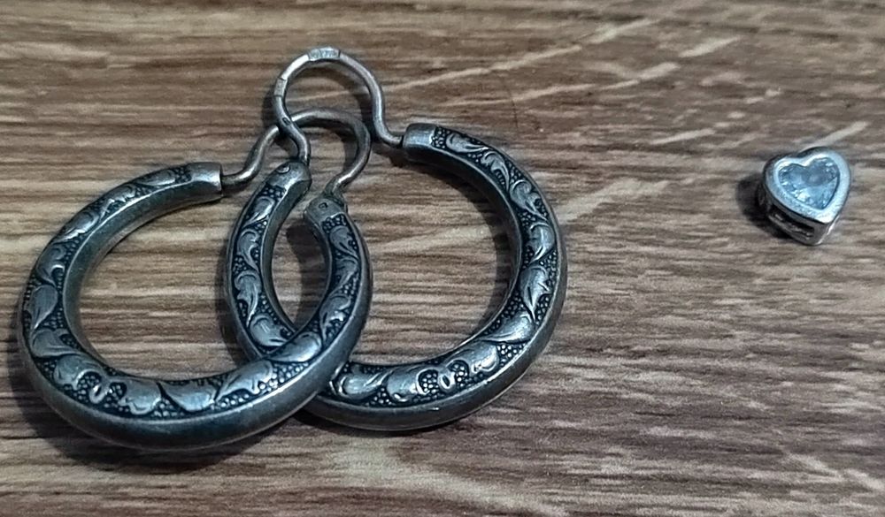 Серебряные серёжки