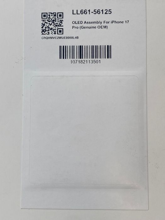 Display iPhone 17 Pro / Max Original Nou  Service Pack