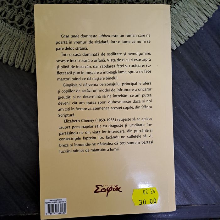 Casa unde domnește iubirea - Elisabeth Cheney