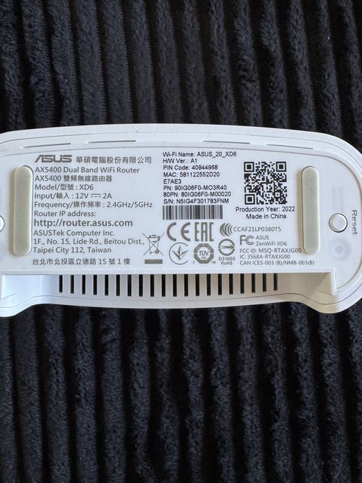 ASUS ZenWiFi XD6 Mesh WiFi 6 x 2