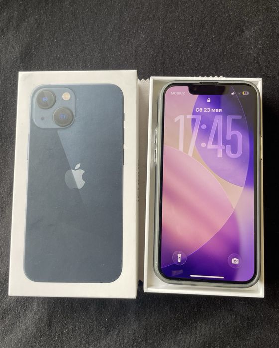Iphone 13 mini,akkumlayotor almshgan originalga,91 emkost,kami yuq