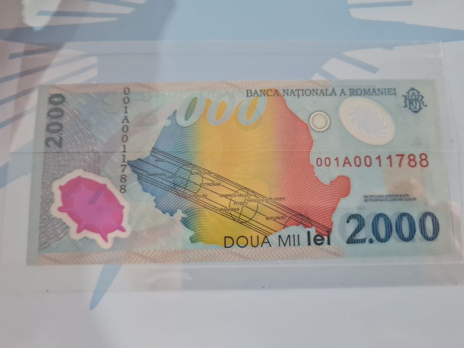 Bancnota 2000 LEI  serie  limitata