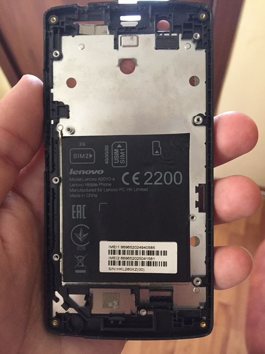 Carcasa completa Lenovo A2010 originala