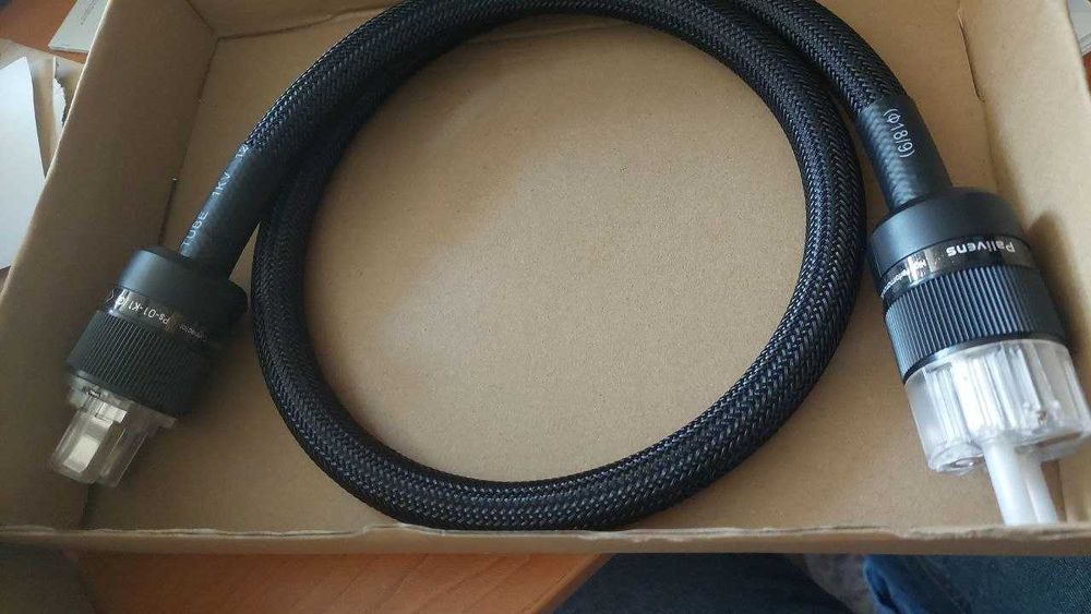 Pailvens HiFi Power Cord захранващ кабел за високоговорители с3 извода