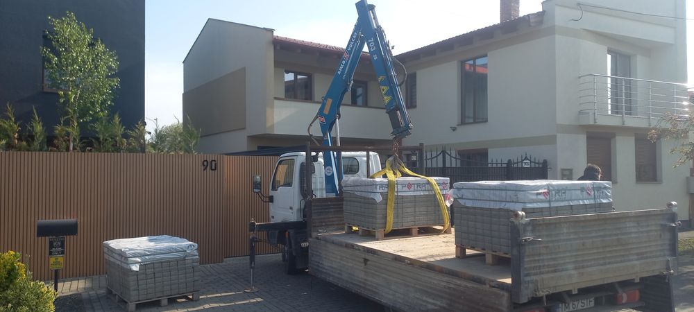 Transport moloz și amestec din construcții