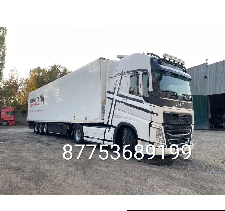 Фура тент шаландра длинномер площадка тралл  реф