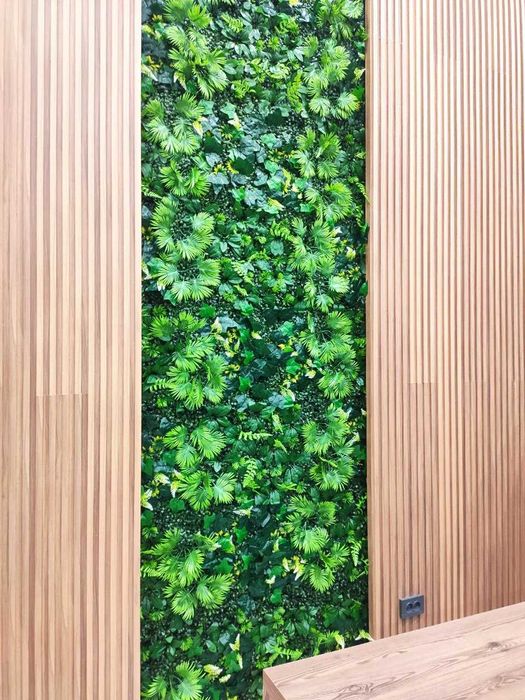 Искусственные растения на стену (фито модули) с установкой
