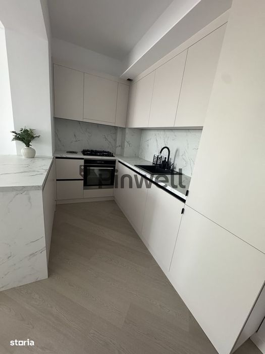 Apartament elegant 2 camere de închiriat Cortina North | Vedere libera