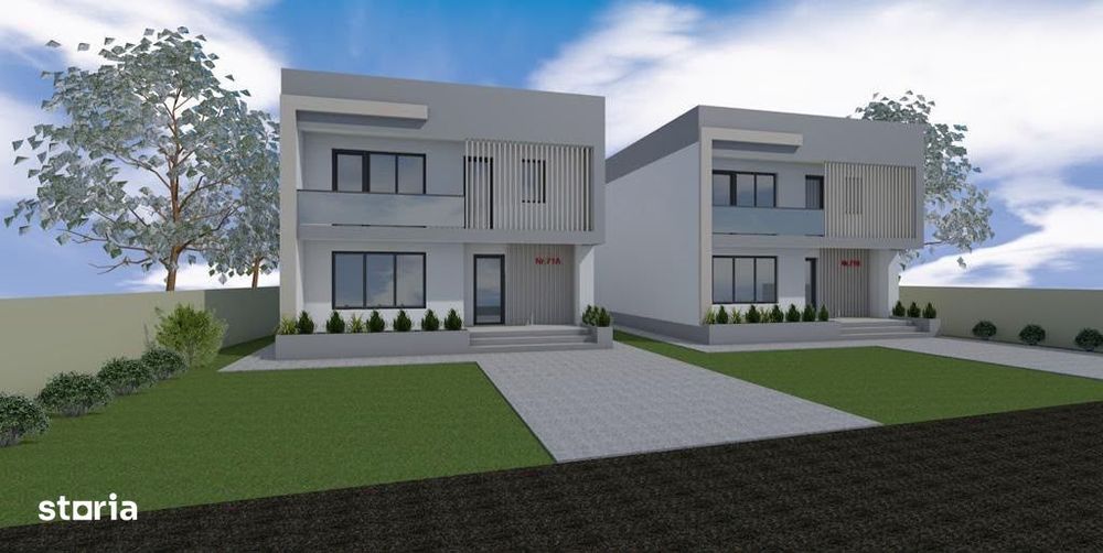 CASA MEDITERANEEANA P+1,teren 500 mp ,189 MP utili, zona MALL PROMENAD