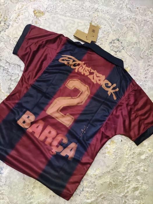 Ретро футболка Барселона Трэвис Скотт