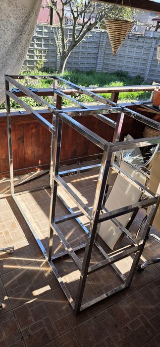 Vand stendere inox, incaltaminte si îmbrăcăminte noi cu eticheta