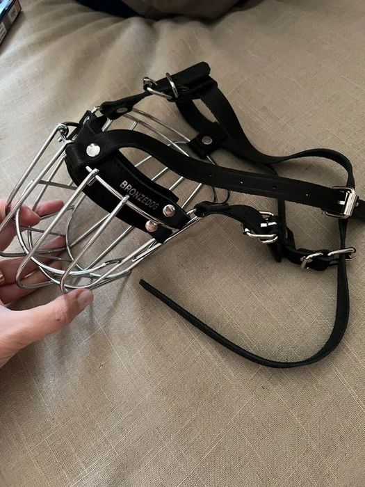 Botniță metalică Bronzedog câine mare – 44 cm, reglabilă
