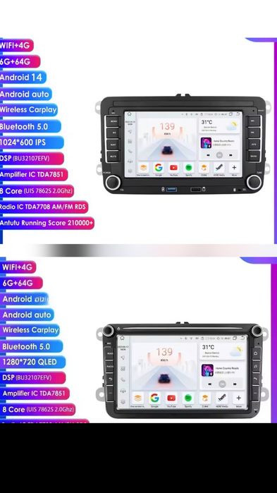Navigatie  Android 6gb Ram,Dsp,Vw Passat/Golf/Polo/Skoda/Seat