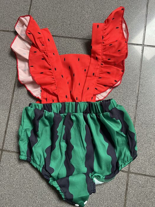 Цяло боди “диня” за момичета-12-18м