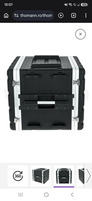 Rack case 10U ,ca si nou