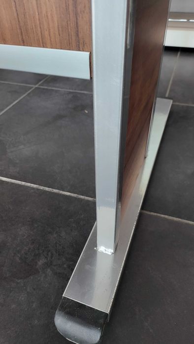 Birou structura metal cromat NOU