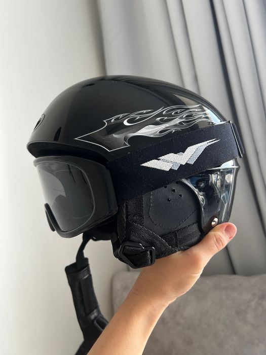 Продам шлем + очки горнолыжный