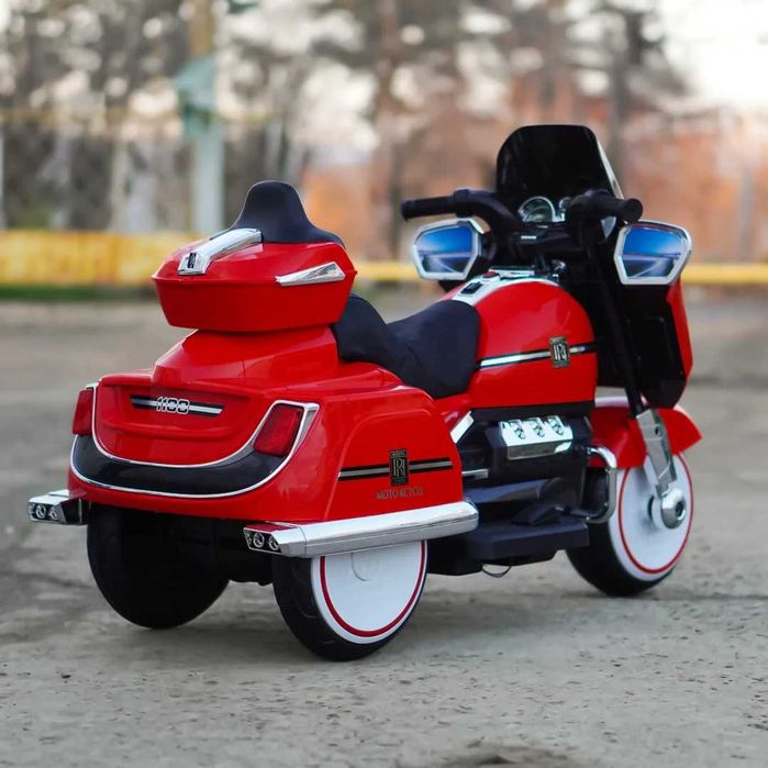 Motocicleta electrica Chopper Royce 2x 40W 12V cu telecomanda RED