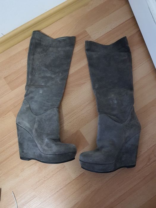 Cizme de piele întoarsă Cristhelen B. Musette