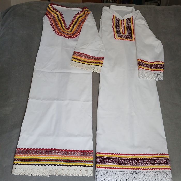 Народни носии, кърпи и престилки