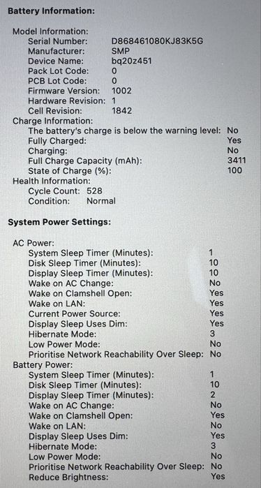Лаптоп MacBook Air 13.3” 2018 | Intel Core i5 | 8GB RAM | 128GB SSD