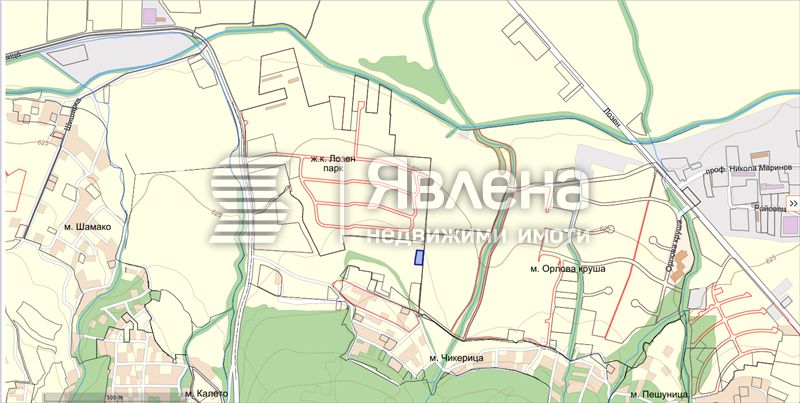 Продава се Парцел в с. Лозен, Област София-град - 1300 кв.м за 104 €/кв.м - Снимка #2