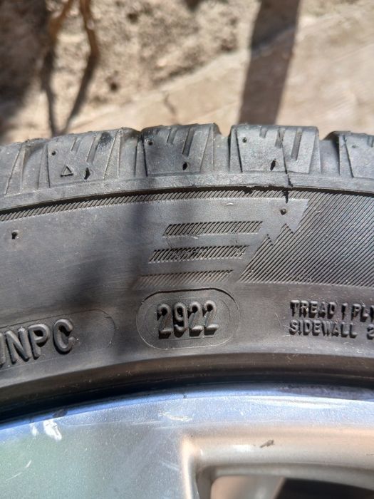 Jante aliaj R17 cu cauciucuri vară/iarnă – stare foarte bună